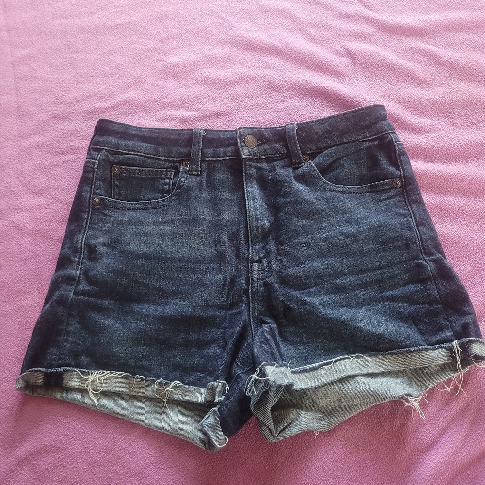 Stretch Denim Shorts